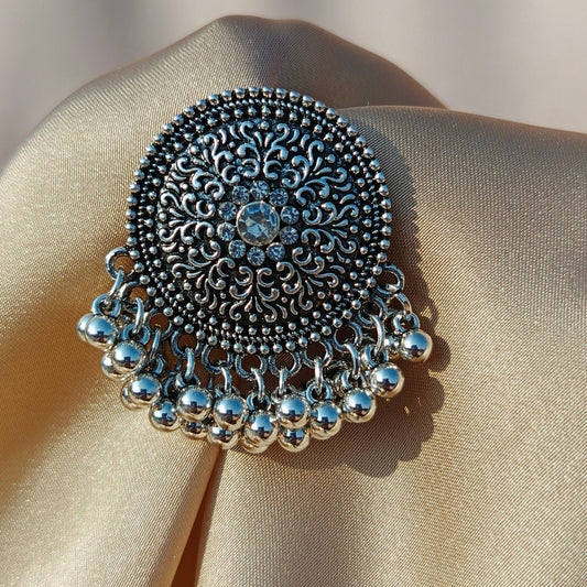 Antique Round Stud Earrings