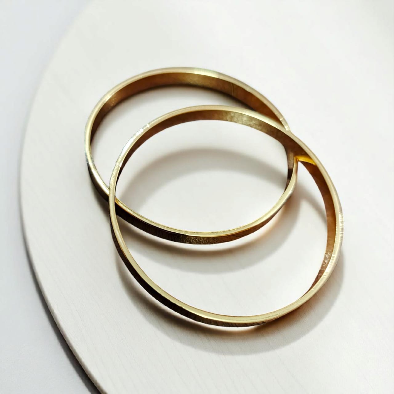 Plain Golden Bangles