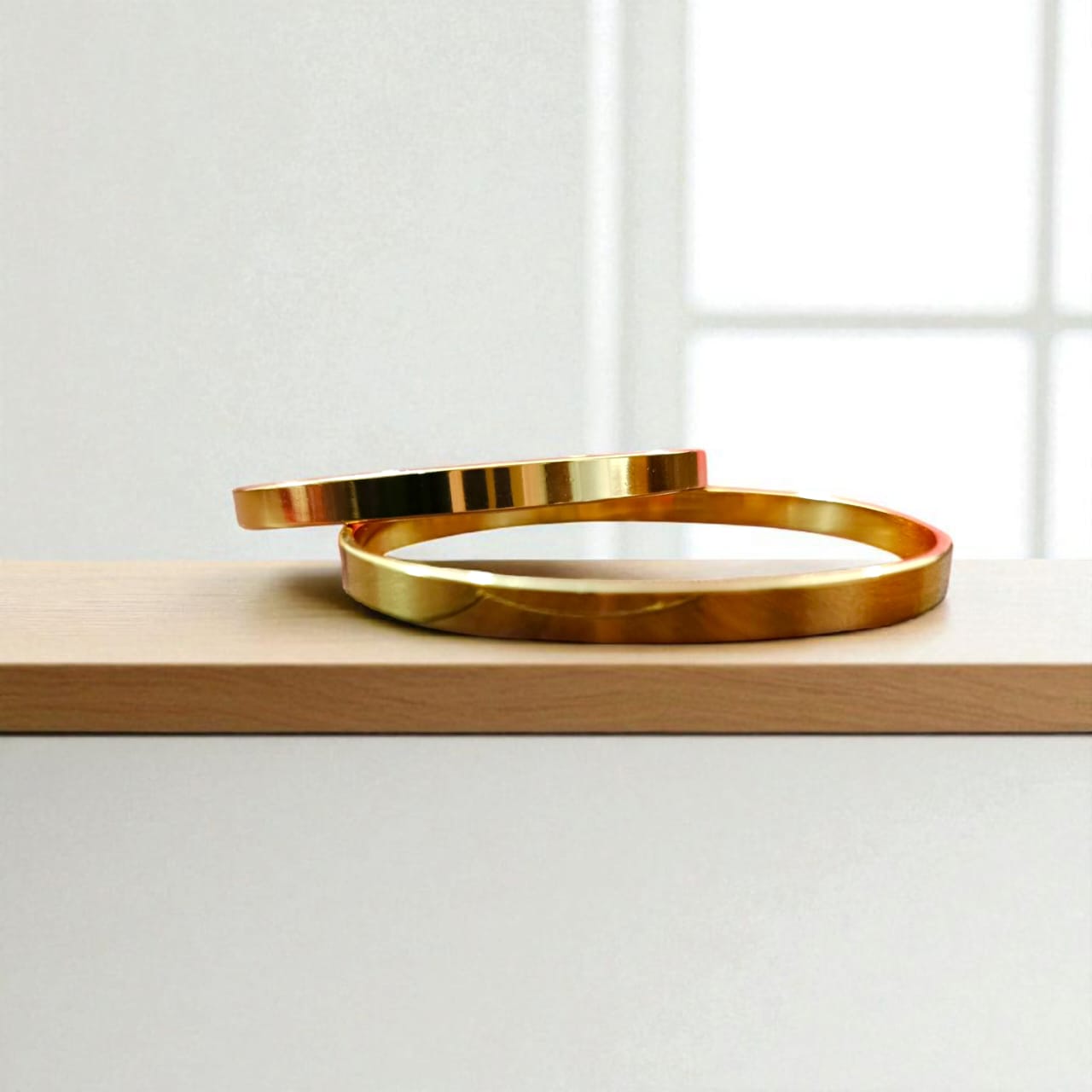 Plain Golden Bangles