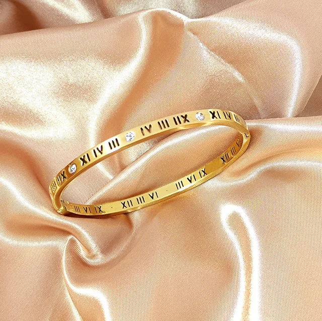 Roman Numeral Bangle