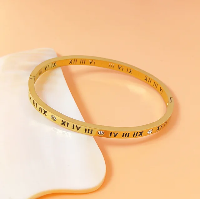 Roman Numeral Bangle
