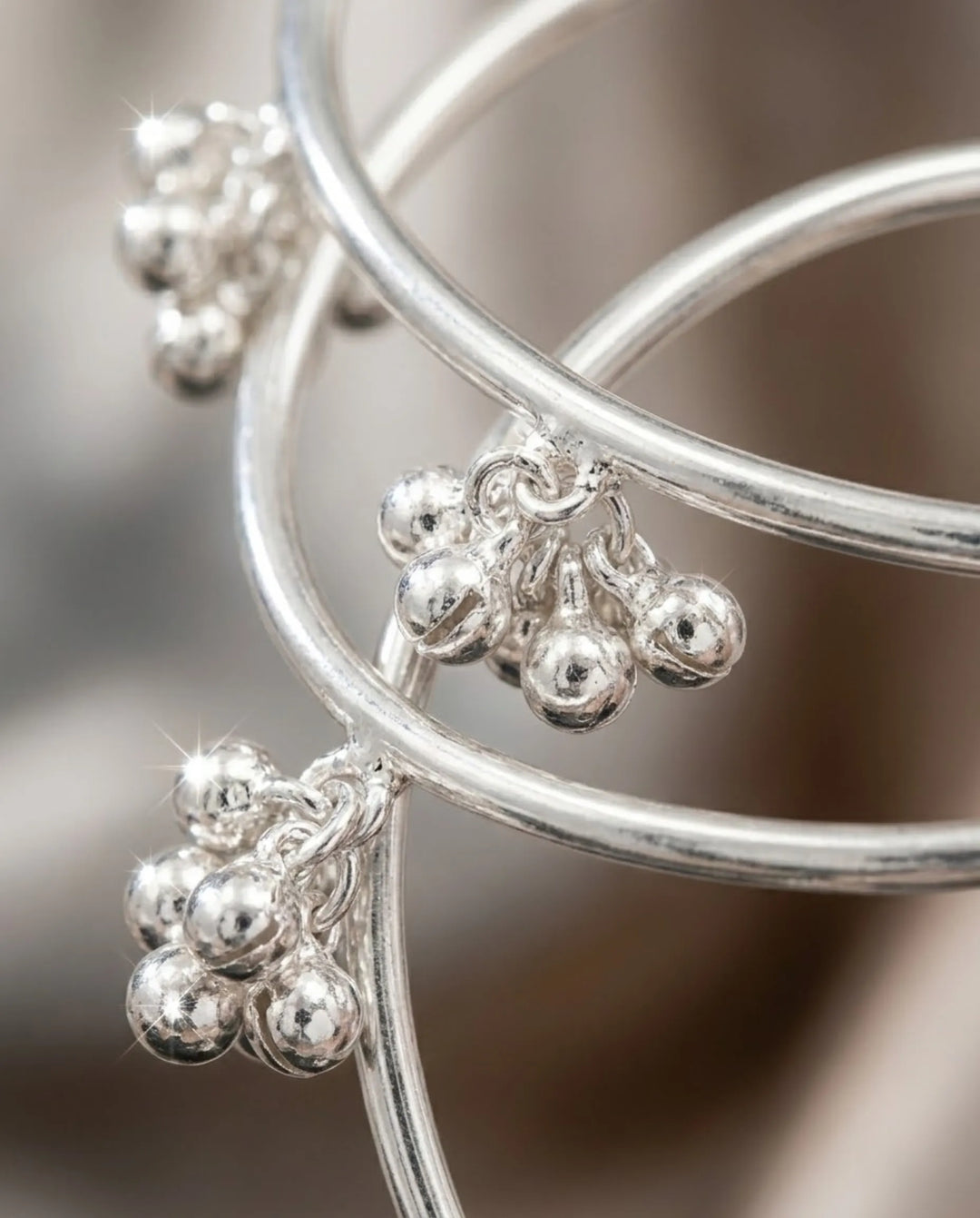 Viral Silver Kashmiri Ghungru Bangles for Sale in Lahore